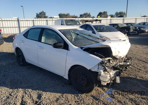 2016 Toyota Corolla L из США, поврежденный, VIN 5YFBURHE1GP378457